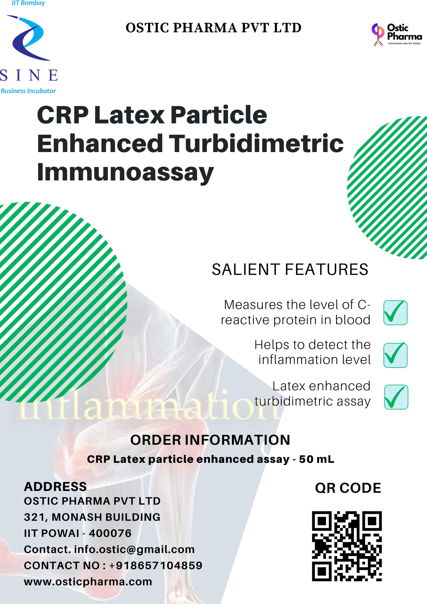 CRP Latex Particle Enhanced Turbidimetric Immunoassay