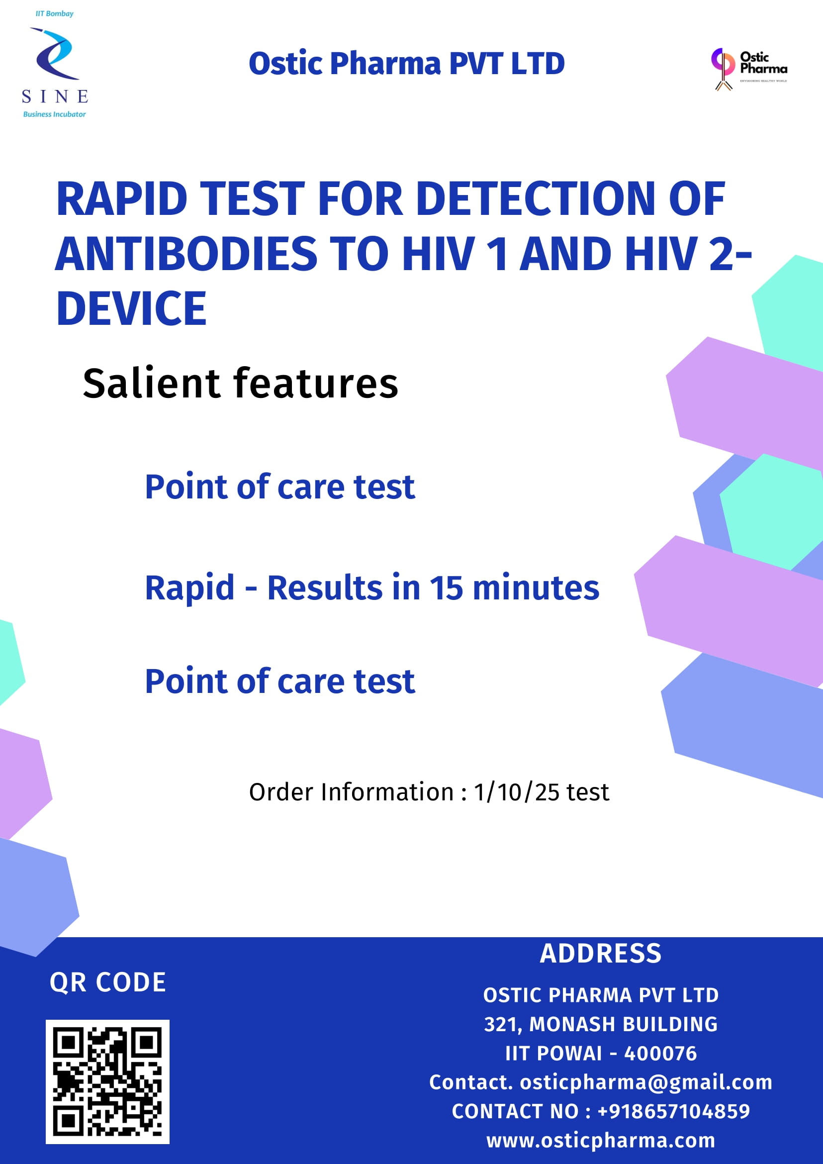 RAPID TEST FOR DETECTION OF ANTIBODIES